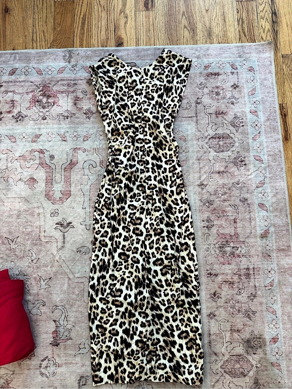 ZARA Leopard Print Maxi Dress Size XS NWT